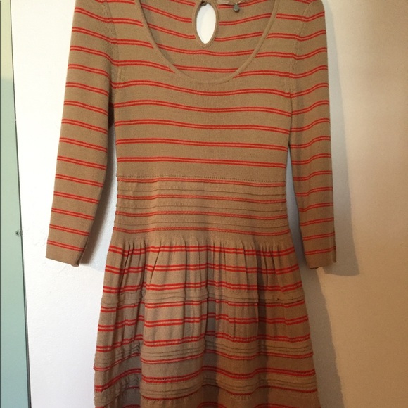 Anthropologie striped sweater dress for winter - Picture 2 of 5